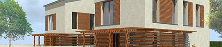 Two bioclimatic houses project